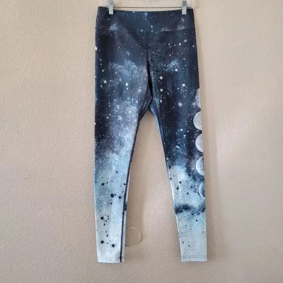 Eagle Rock Werkshop Werkhard Moon Phases Womens Legging Size Large Active - Picture 2 of 9